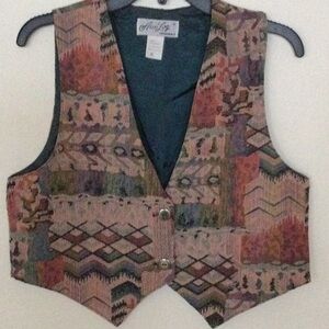 Vest by Ann Loy Original size S NWOT.    #344